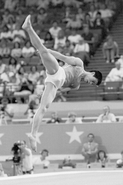 A red, white and blue Olympics in Los Angeles in 1984 | AP News
